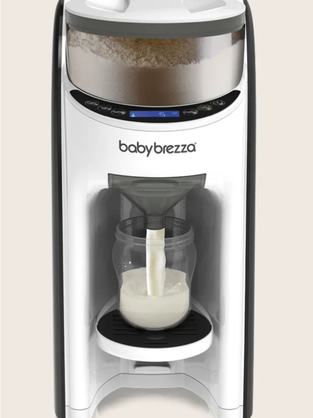 Baby Brezza Formula Pro Advanced Powder-to-Liquid Dispenser - White/Grey